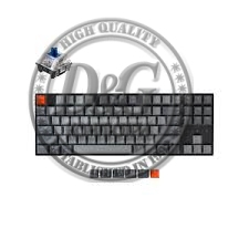 Геймърска Механична клавиатура Keychron K8 TKL, Hot-Swappable Gateron Optical Blue Switch RGB Backlight